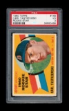 1960 Topps ROOKIE Baseball Card #148 Rookie Hall Of Famer Carl Yastrzemski