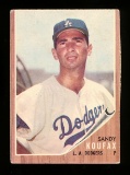 1962 Topps Baseball Card #5 Hallof Famer Sandy Koufax Los Aneles Dodgers. C