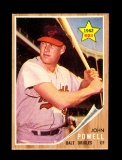 1962 Topps ROOKIE Baseball Card #99 Rookie John Powell Baltimore Orioles .