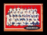 1962 Topps Baseball Card #113 Chicago White Sox Team Card. EX-MT to NM Cond