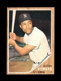 1962 Topps Baseball Card #400 Elston Howard New York Yankees. EX-MT to NM C