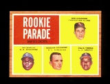 1962 Topps Baseball Card #595 Rookie Parade Infielders. EX-MT to NM Conditi