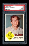 1963 Fleer Baseball Card #4 Hall of Famer Brooks Robinson Baltimore Orioles