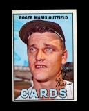 1967 Topps Baseball Card #45 Roger Maris St Louis Cardinals. EX to EX-MT+ C