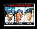 1967 Topps Baseball Card #239 American League Batting Leaders Robinson/Oliv