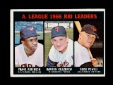 1967 Topps Baseball Card #241 American League RBI Leaders Robinson/Killebre