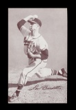 1947-1966 Baseball Exhibit Card Lew Burdette Milwaukee Braves (Pitching Sid