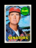1969 Topps Baseball Card #650 Hall of Famer Ted Williams. EX to EX-MT+ Cond