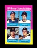 1975 Topps Baseball Card #616 Rookie Catchers-Outfielders Carter/Hill/Meyer