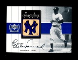 2000 Upper Deck Legendary Lumber Game Used Bat Trading Card From New York Y