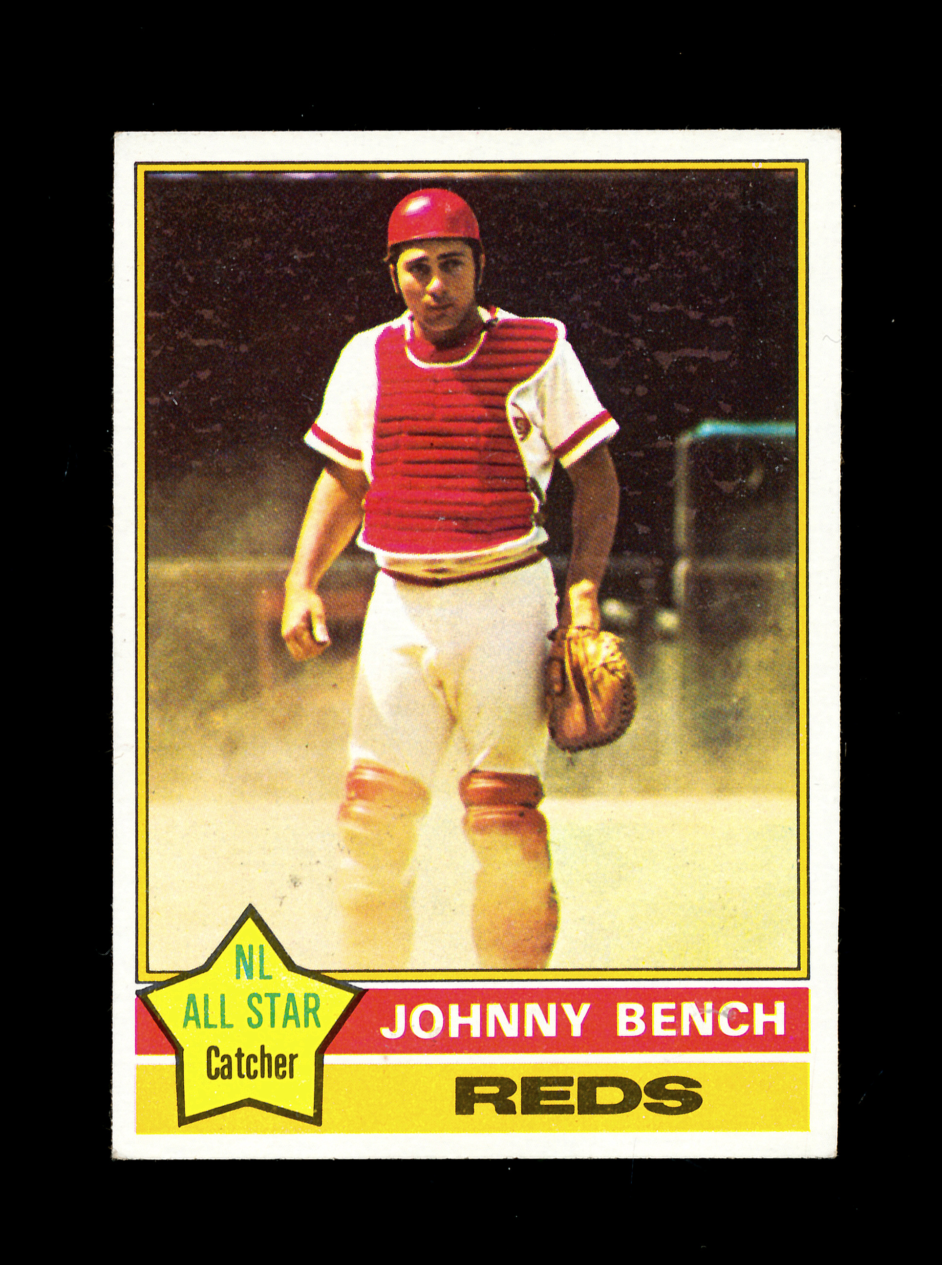 1976 Topps 300 Johnny Bench Cincinnati Reds Baseball Card Honkbal