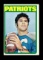 1972 Topps ROOKIE Football Card #65 Jim Plunkett New England Patriots. EX-M