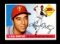 1955 Topps Baseball Card #114 Lou Ortiz Philadelphia Phillies.  EX-MT to NM