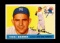 1955 Topps Baseball Card #198 Hall of Famer Yogi Berra New York Yankees.  E