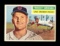 1956 Topps Baseball Card #324 Rocky Bridges Cincinnati Redlegs. EX to EX-MT