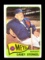 1965 Topps Baseball Card #187 Hall of Famer Casey Stengel New York Mets. EX