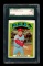 1972 Topps Baseball  Card #236 Jim McGlothlin Cincinnati Reds. Graded SGC N