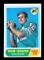 1968 Topps ROOKIE Football Card #196  Rookie Hall of Famer Bob Griese Miami