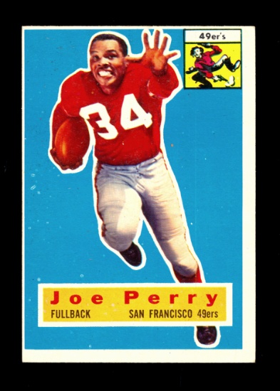 1956 Topps Football Card #110 Hall of Famer Joe Perry San Francisco 49ers.