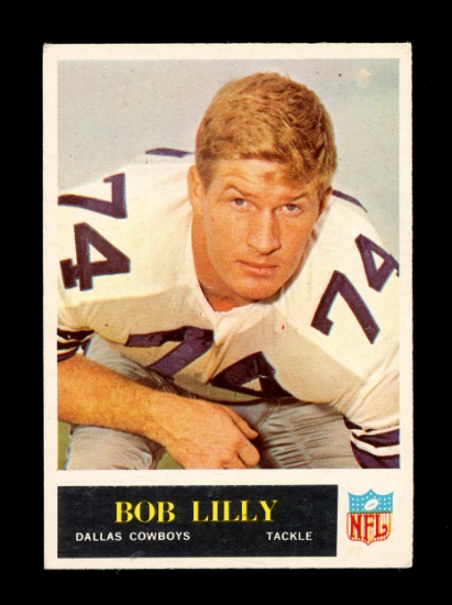 1965 Philadelphia Football Card #47 Hall of Famer Bob Lilly Dallas Cowboys.