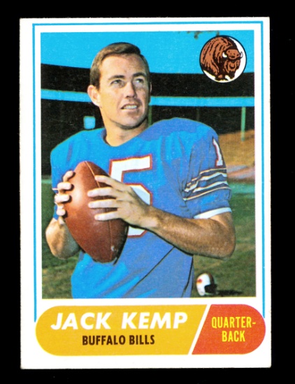 1968 Topps Football Card #149 Jack Kemp Buffalo Bills. EX to EX-MT Conditio