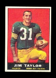 1961 Topps Football Card #41 Hall of Famer Jim Taylor Green Bay Packers. EX