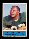 1964 Philadelphia ROOKIE Football Card #72 Rookie Hall of Famer Willie Davi