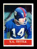 1964 Philadelphia Football Card #124 Hall of Famer Y.A. Tittle New York Gia