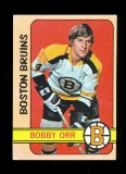 1972 Topps Hockey Card #100 Hall of Famer Bobby Orr Boston Bruins. VG-EX to