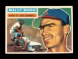 1956 Topps Baseball Card #55 Wally Moon St Louis Cardinals. VG-EX to EX Con
