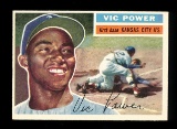 1956 Topps Baseball Card #67 Vic Power Kansas City Athletics. EX-MT to NM C