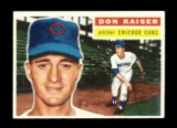 1956 Topps Baseball Card #124 Don Kaiser Chicago Cubs. EX-MT to NM Conditio