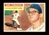 1956 Topps Baseball Card #147 Earl Torgeson Detroit Tigers. EX to EX-MT+ Co
