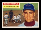 1956 Topps Baseball Card #212 Johnny Temple Cincinnati Redlegs. EX-MT to NM