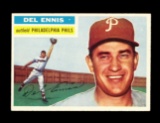1956 Topps Baseball Card #220 Del Ennis Philadelphia Phillies. EX to EX-MT+