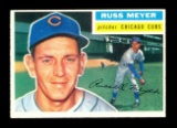 1956 Topps Baseball Card #227 Russ Meyer Chicago Cubs. EX-MT to NM Conditio