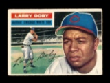 1956 Topps Baseball Card #250 Hall of Famer Larry Doby Chicago White Sox. E