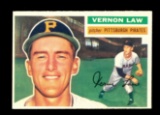 1956 Topps Baseball Card #252  Vernon Law Pittsburgh Pirates. EX-MT to NM C