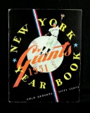 1951 New York Giants Year Book. The Polo Grounds. Complete and in Excellent