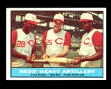 1961 Topps Baseball Card #25 Red's Heavy Artillary (Vida Pinson-Gus Bell-Fr