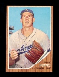 1962 Topps Baseball Card #175 Frank Howard Los Angeles Dodgers. EX-MT to NM