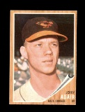 1962 Topps Baseball Card #449 Jerry Adair Baltimore Orioles. EX to EX-MT Co