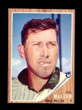 1962 Topps Baseball Card #453 Cal McLish Philadelphia Phillies. EX to EX-MT