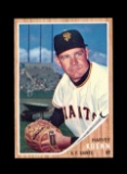 1962 Topps Baseball Card #480 Harvey Kuenn San Francisco Giants. EX to EX-M