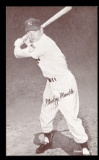 1947-1966 Exhibit Baseball Card Mickey Mantle New York Yankees. Pinstiped U