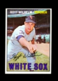 1967 Topps Baseball Card #422 Hall of Famer Hoyt Wilhelm Chicago white Sox.