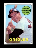 1969 Topps Baseball Card #550 Hall of Famer Brooks Robinson Baltimore Oriol