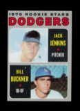 1970 Topps ROOKIE Baseball Card #286 Rookie Stars Bill Buckner - Jack Jenki
