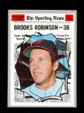 1970 Topps Baseball Card #455 All Star Hall of Famer Brooks Robinson Baltim