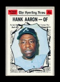 1970 Topps Baseball Card #462 All Star Hall of Famer Hank Aaron Atlanta Bra